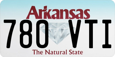 AR license plate 780VTI
