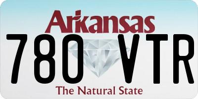 AR license plate 780VTR