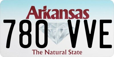 AR license plate 780VVE