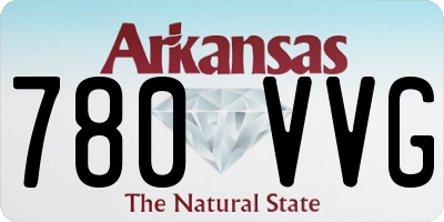 AR license plate 780VVG