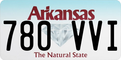 AR license plate 780VVI