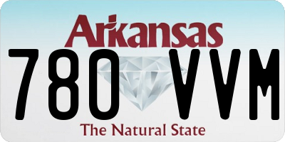 AR license plate 780VVM