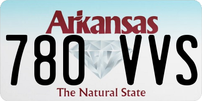 AR license plate 780VVS