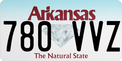 AR license plate 780VVZ