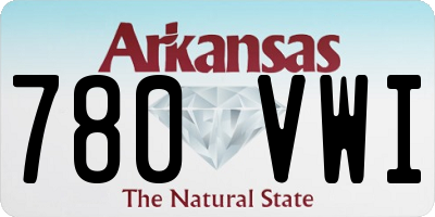 AR license plate 780VWI