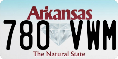 AR license plate 780VWM