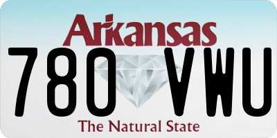AR license plate 780VWU