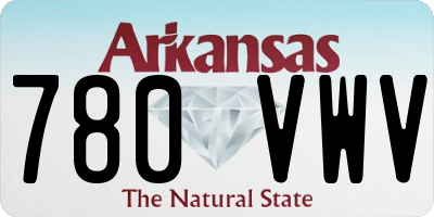 AR license plate 780VWV
