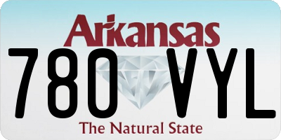 AR license plate 780VYL
