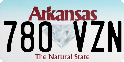 AR license plate 780VZN