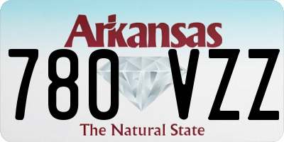 AR license plate 780VZZ