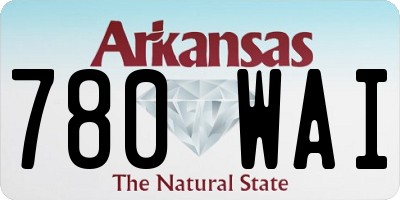 AR license plate 780WAI