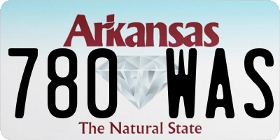 AR license plate 780WAS