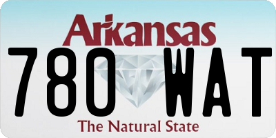 AR license plate 780WAT