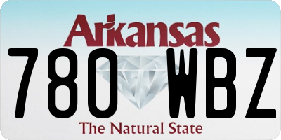 AR license plate 780WBZ
