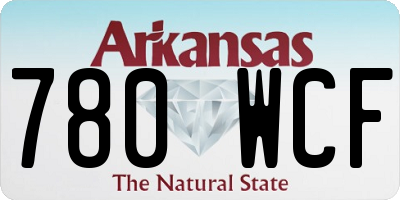 AR license plate 780WCF