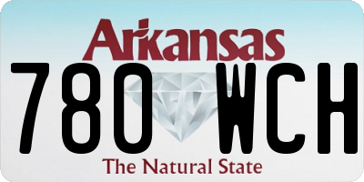AR license plate 780WCH