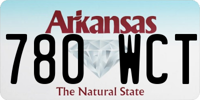 AR license plate 780WCT