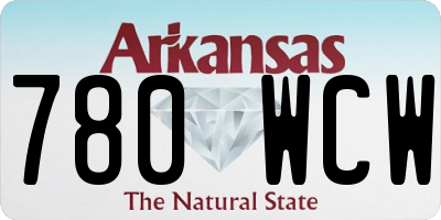 AR license plate 780WCW