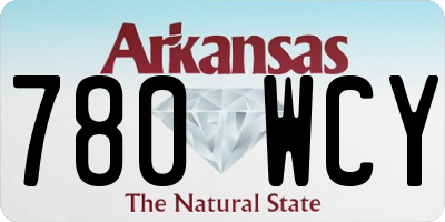 AR license plate 780WCY
