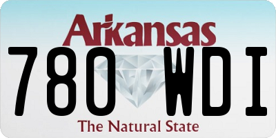 AR license plate 780WDI