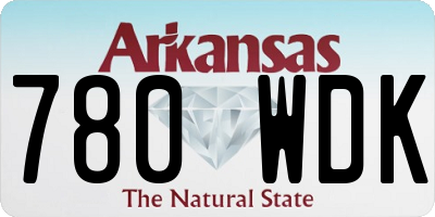 AR license plate 780WDK