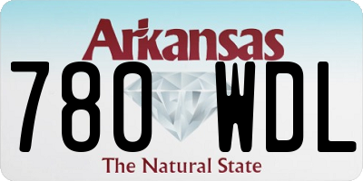 AR license plate 780WDL
