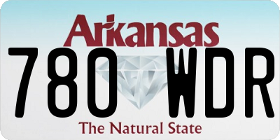 AR license plate 780WDR