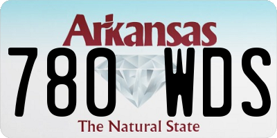AR license plate 780WDS