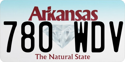 AR license plate 780WDV