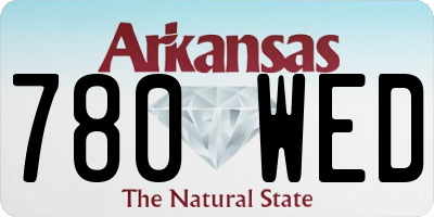 AR license plate 780WED