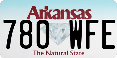 AR license plate 780WFE
