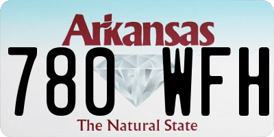 AR license plate 780WFH