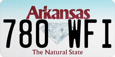 AR license plate 780WFI