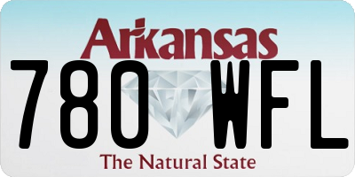 AR license plate 780WFL
