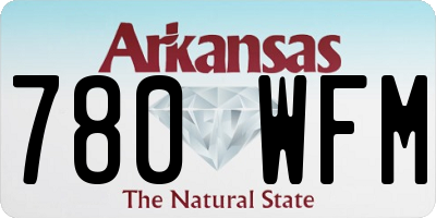 AR license plate 780WFM