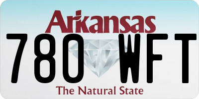 AR license plate 780WFT