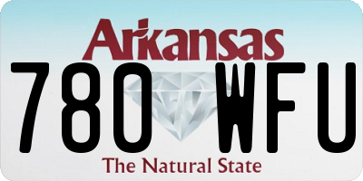 AR license plate 780WFU