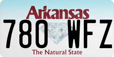 AR license plate 780WFZ