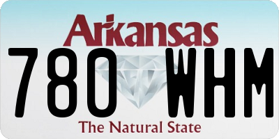 AR license plate 780WHM