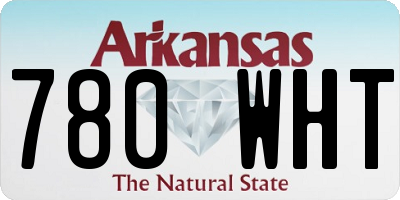 AR license plate 780WHT