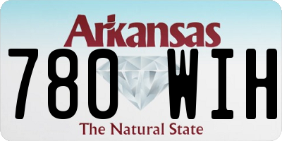 AR license plate 780WIH