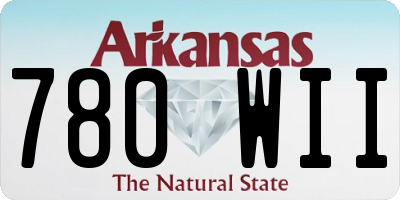 AR license plate 780WII