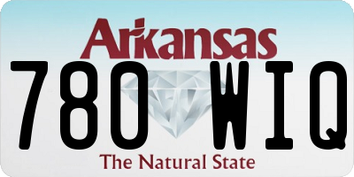 AR license plate 780WIQ