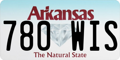 AR license plate 780WIS