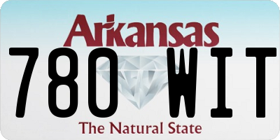 AR license plate 780WIT