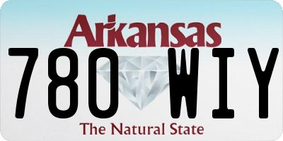 AR license plate 780WIY