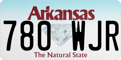 AR license plate 780WJR