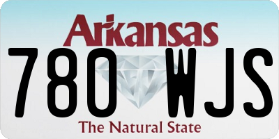 AR license plate 780WJS