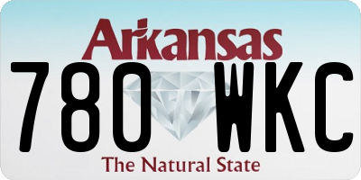 AR license plate 780WKC